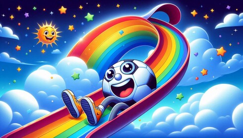 Obby But You're A Football Soccer Ball !