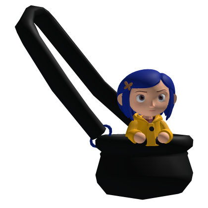 Coraline in bag