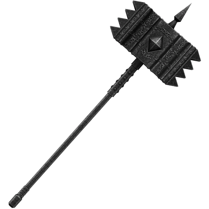 Huge Medieval Black Hammer