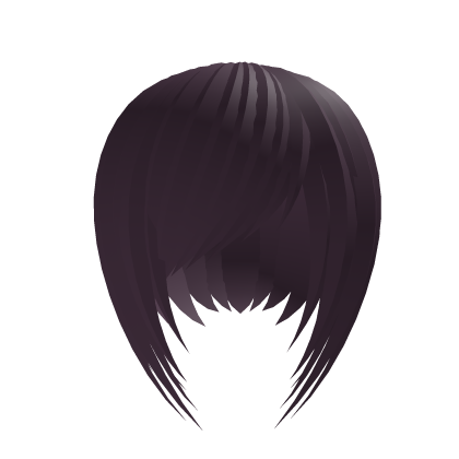 short bob w/ side bangs in purple Roblox item