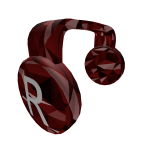 [✅] Red Sparkle Clockwork Headphones