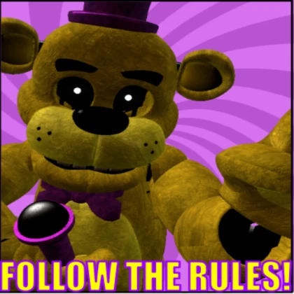 Fredbear Poster Rules NoFilter