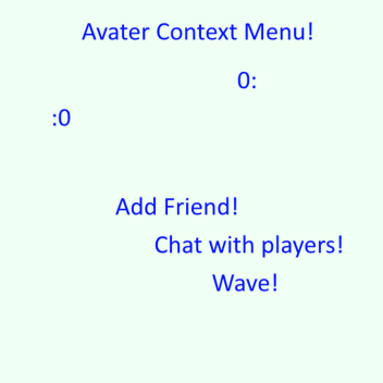 Avatar Context Menu Test [Music Pack Testing]