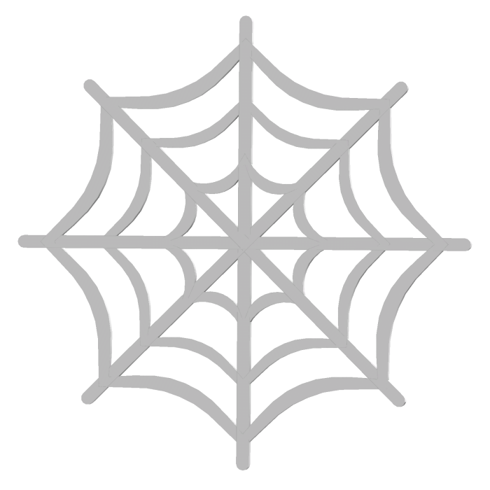 Halloween Spider Web Hair Clip (R) 🕸️