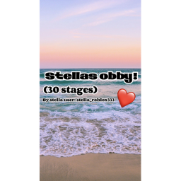 Stellas obby! (Remade)