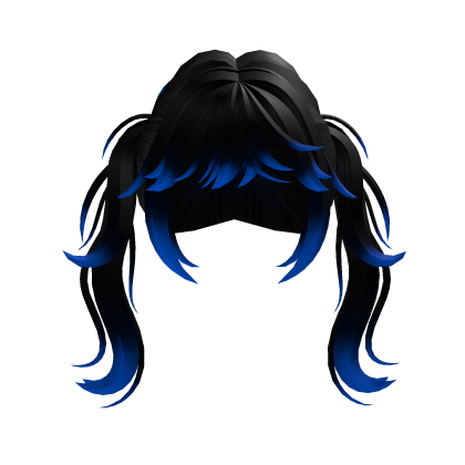Black Blue Gradient Cute Pigtails Hair
Accessory Roblox item