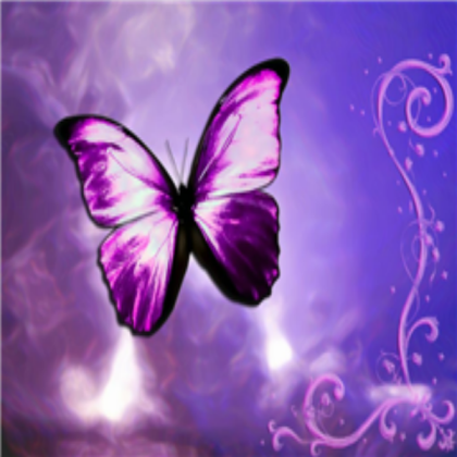Purple Butterfly Roblox decal