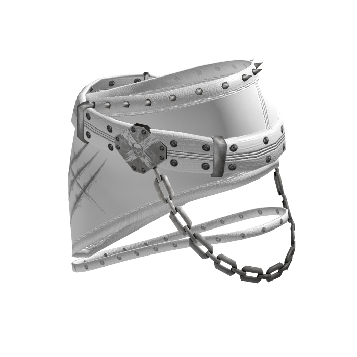 Gothic Punk Studded Mini Skirt white[MAX]
