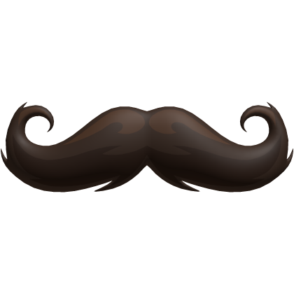 Brown Mustache Cute Nerdy Fancy Moustache