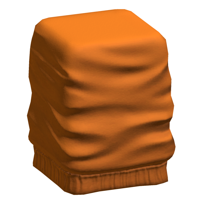 [Right] R6 Orange Hoodie Sleeve