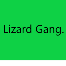 Lizard Gang.s Official Donation Center.