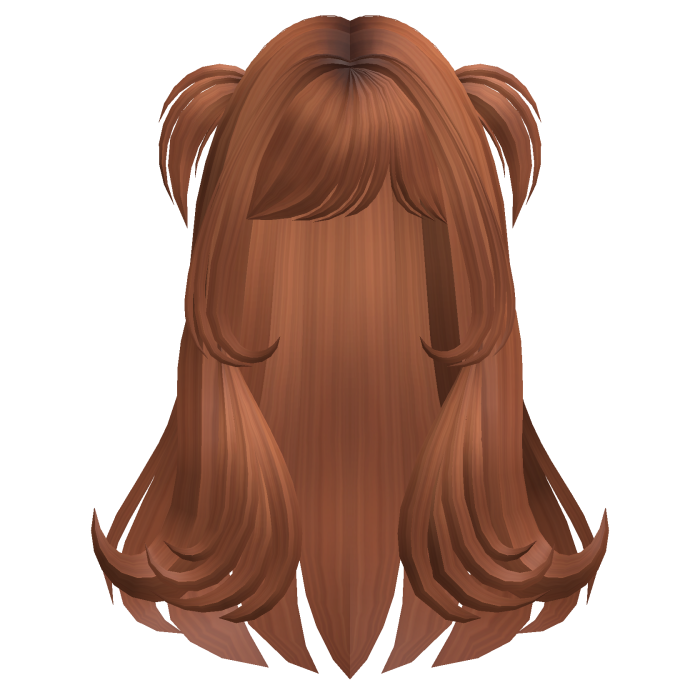Cute Long Kawaii Doll Pigtail Hair (Ginger)