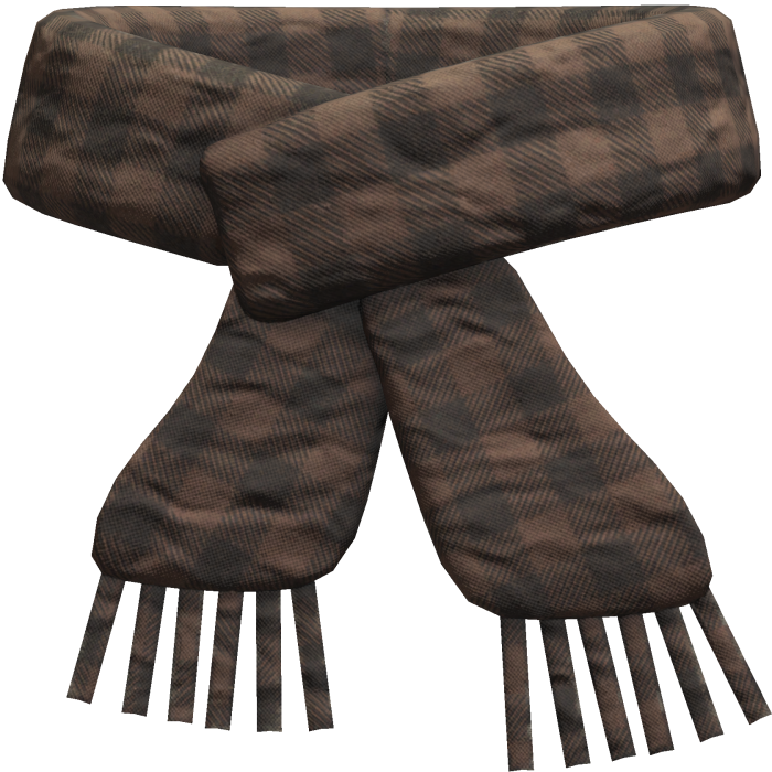 Brown Plaid Scarf