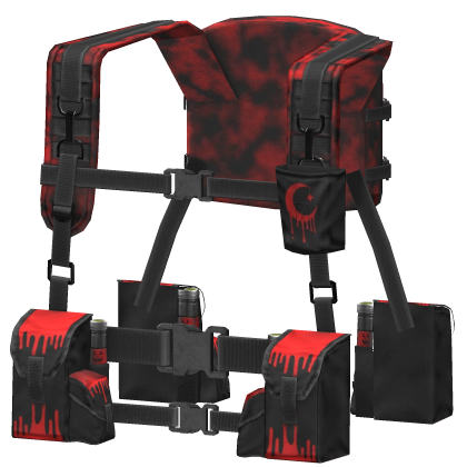 Tan Black Tactical Utility Backpack (Halloween) Roblox item