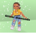 Glitter diamonds