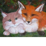 Fox and kitty