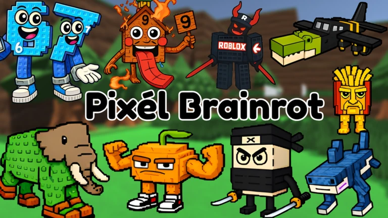 Pixel Brainrots Wiki: juego de Competitivo y PvP, Memes y humor | Roblox