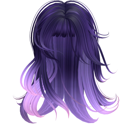 Windy Layered Anime Girl Hair (Galaxy) Roblox item