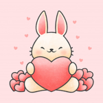 Conejos de corazón