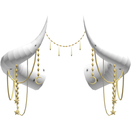 White Horns Hat Roblox item