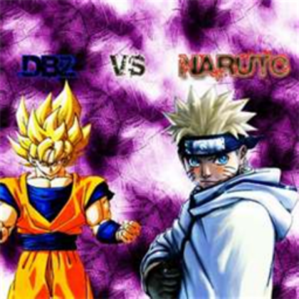 naruto vs dragon ball z Roblox decal