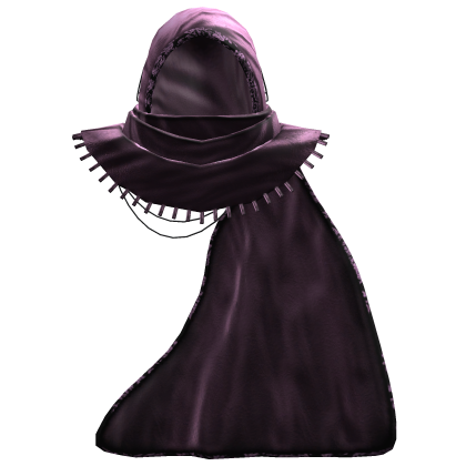 Pink Worn Hooded Scarf Cape Roblox item