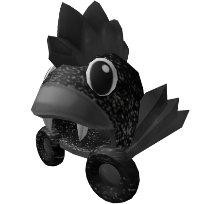 Classic black iron chicken hood
