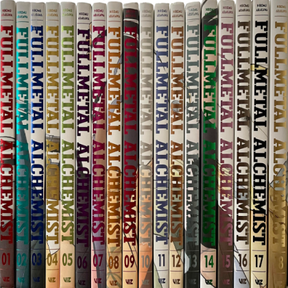 Fullmetal Alchemist Manga Spines Roblox decal