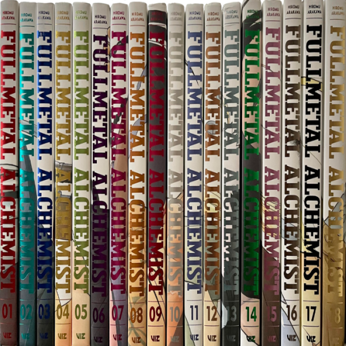 Fullmetal Alchemist Manga Spines Roblox decal