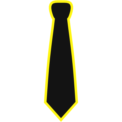 Cartoony Yellow Tie