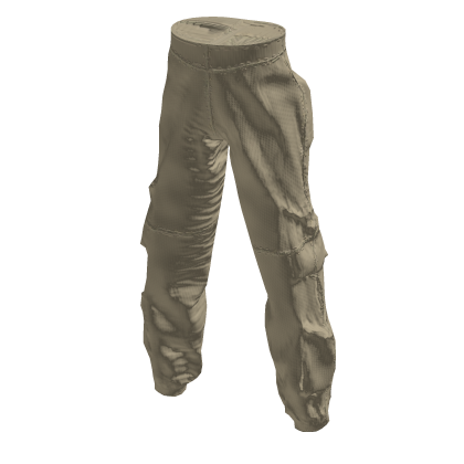 Tan Y2K Cargo Pants