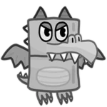 Cartoon Dragon Fridge