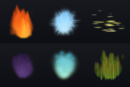Aura VFX Pack Fire Ice Lightning Dark Energy Wind preview 2