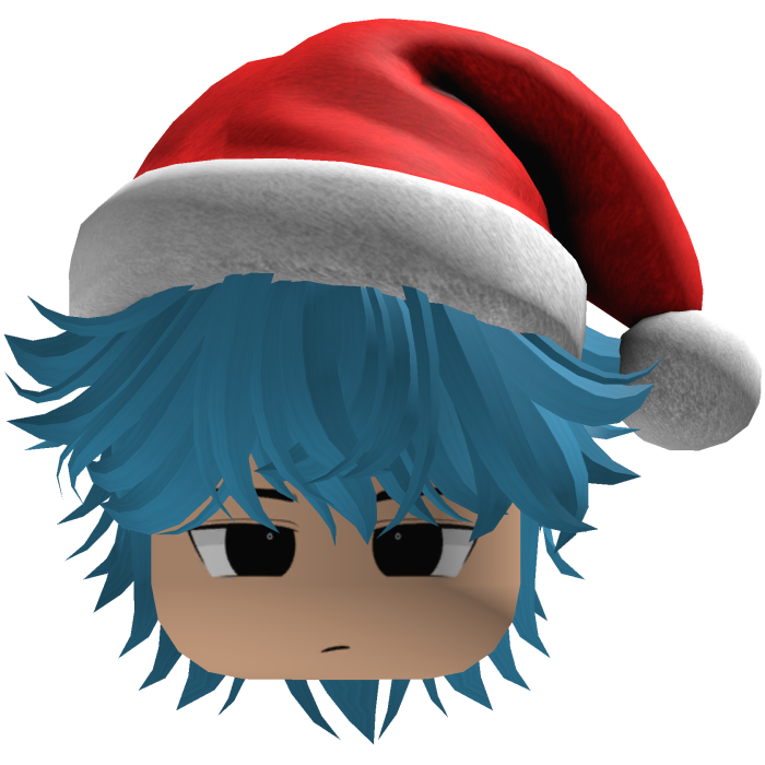 Beautiful hair Christmas beret (Blue)