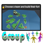 Choose a team and build their fort (group)
