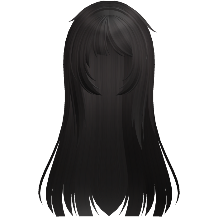 🤍 adorable tsundere long hair in dark brown
