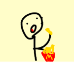 buddy likes fries