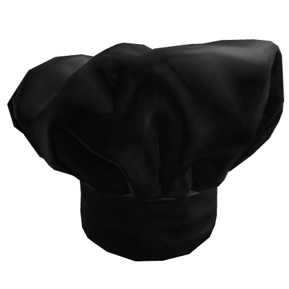 Black Classic Chef Cook Hat Roblox item