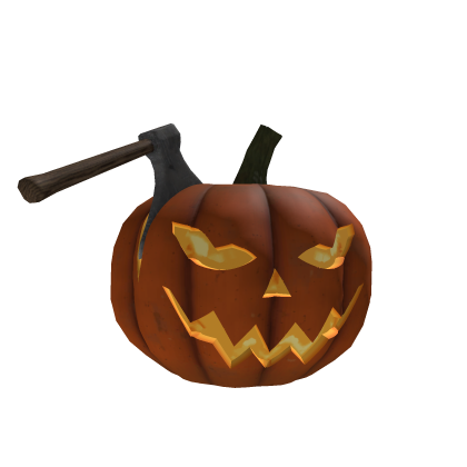 Slasher Axe Pumpkin Head - Halloween