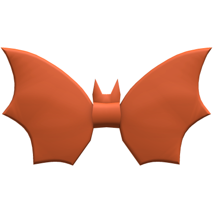 Halloween Bat Bow Tie -  Orange Roblox item