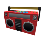 Boombox Hat (Red)