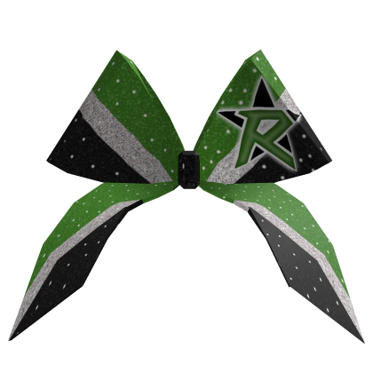 Green Sparkle Preppy Cheer Bow Roblox item
