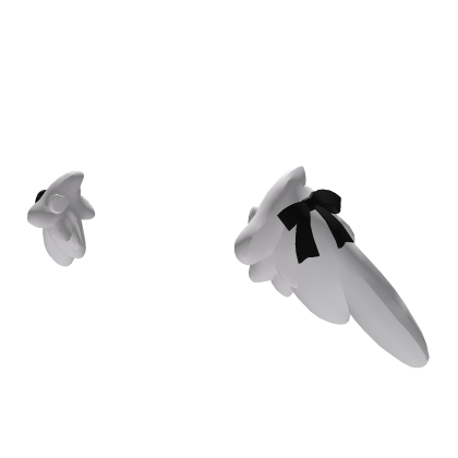 White Waist Angel Wings with Ribbon 1.0