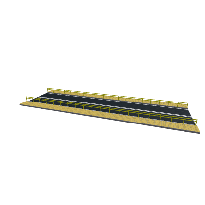 Road with barriers