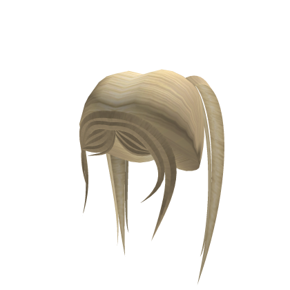 Blonde bubble gum hair