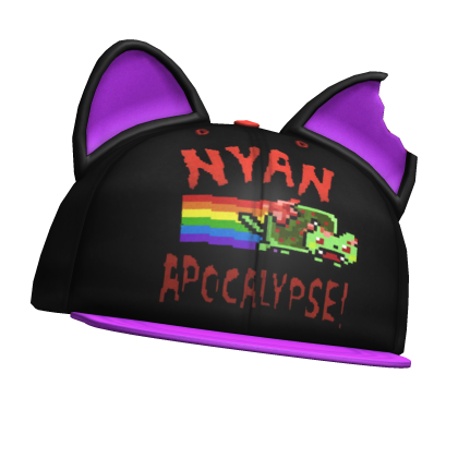 purple nyan apocalypse! cap Roblox item