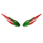 Pinky Christmas Wings
