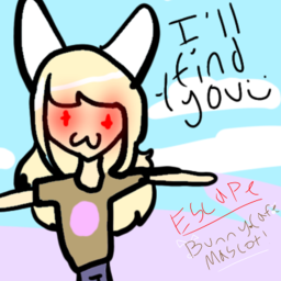 Escape bunny cafe mascot!