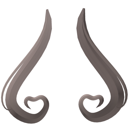 cute long heart back ribbons milktea brown