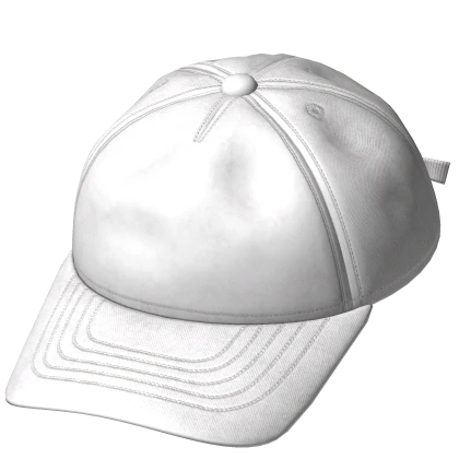 Backwards White Cap Roblox item render